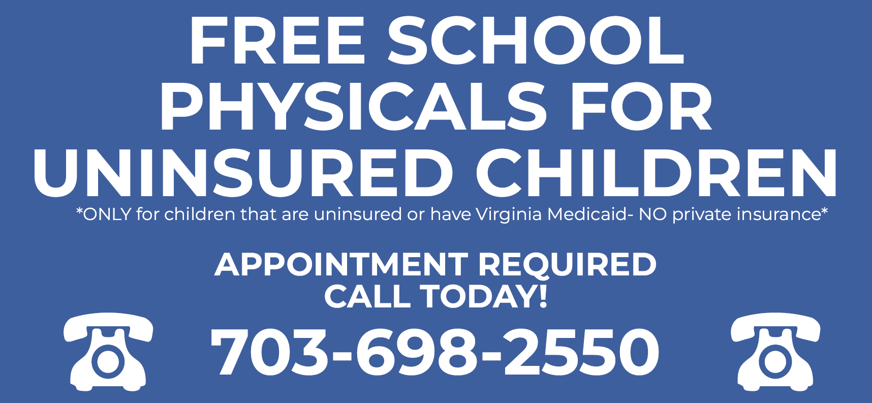 Free School Physicals for Uninsured Children