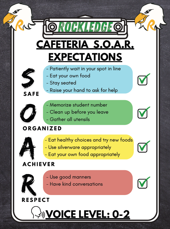 Cafeteria S.O.A.R Expectations