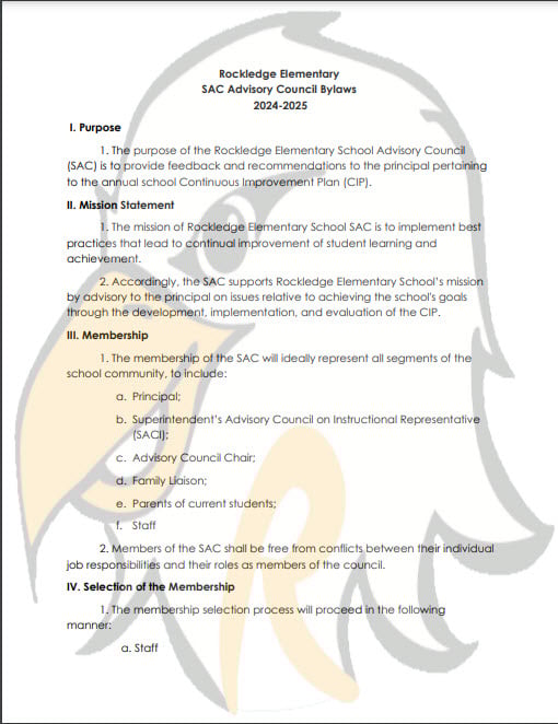 Bylaws Page 1